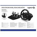 volante da corsa e pedali g923 se (ps5/ps4/pc) + leva del cambio driving force nero