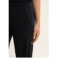 pantaloni sportivi in felpa di viscosa con fondo a polsino anthracite donna small