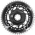 sram. red axs corona 35/48t in alluminio polar grey. corone ritiro gratis