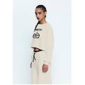 felpa donna cropped comfort fit elite x crystal gray donna small