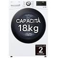asciugatrice 18kg pompa di calore dual inverter serie u8 classe d motore direct drive ai dry wi-fi