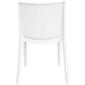 milanihome. it poltrona sedia impilabile in plastica bianca polipropilene per bianco 55 x 82 x 47