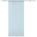 - porta scorrevole interno vetro smerigliato con binario in alluminio 90x205x0. 8cm