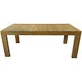 tavolo in teak cm 200 l x 100 p x 75 hdi coloremarrone chiaro marrone chiaro 200 x 75 x 100 cm
