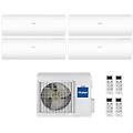 climatizzatore condizionatore quadri split inverter pearl r-32 9000+9000+9000+9000 con 4u75s2sr5fa