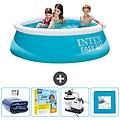 - piscina fuori terra in giro 183x183x51 cm blu include accessori coordinati cb67