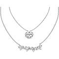 collana argento 925 donna quadricuore clpmhbb