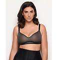 bralette senza ferretto in tessuto 3d coppe preformate nuovo space / nero / xl nero