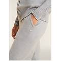 pantalone donna gamba dritta in tricot melange gray donna small