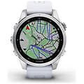 - fenix 7s orologio gps connesso per lo sport argento con cinturino bianco