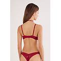 reggiseno balconcino denise la femme fatale donna rosso taglia 2c