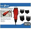 - tagliacapelli elettrico 9012 rasoio peli accorcia barba 4 pettini