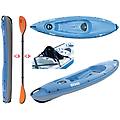tahe canoa rigida bilbao pack blue/grey 112841 + pagaia touring-1 fissa + schienalino standard tahe