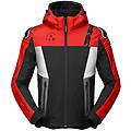 giacca hoodie warrior nero / rosso / bianco nero rosso 3xl