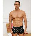 boxer blu stampa pick-up con cuori amour toujours / stampato / 3 stampato
