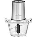 pc-mz 1150 tritatutto elettrico con tritatutto multifunzione e tritaghiaccio 400 watt colore silver