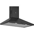 3bc696mn campana decorativa design piramidale 90 cm a nera