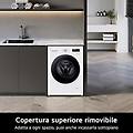 electronics lavatrice carica frontale 8kg 1400g a inv oblo nero vap wifi f4nx1008nw