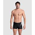 shorts da bagno uomo black-white