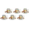 set 6 tazzine espresso grace