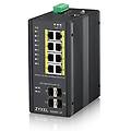 rgs200-12p switch 12 porte managed 8 gigabit poe (erogazionefino a 240 watt) 4 sfp din rail ip30