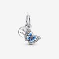 charm pendente farfalla blu 790757c01