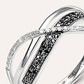 anello fascia sophia oro bianco diamante collezione sophia misura 48 oro bianco