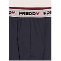 boxer uomo con elastico jacquard e maxi logo blu navy uomo large