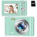 fotocamera digitale da 48 mp fhd 1080p zoom 16x scheda di memoria da 32 gb green