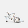 sandali da donna con tacco argento