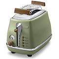de`longhi 2103. gr 2 fetta/e 900 w verde