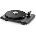 pro-ject giradischi con trasmissione a cinghia nero piatto in alluminio