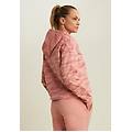felpa cropped camouflage con cappuccio e stampa mov allover camouflage old rose donna extra large