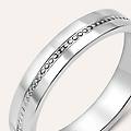 anello fedina silver collection argento rodiato collezione silver collection misura 52 bianco