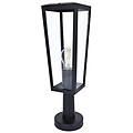 lampione da giardino pine h 46. 6 cm nero ip44