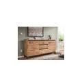credenza in legno di quercia selvatica 175x45x85 quercia naturale oliato villanders #109