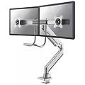 neomounts nm-d775dxsilver supporto da scrivania con maniglia e molla a gas per schermi lcd /led /tft