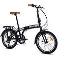 bicicletta pieghevole light 20. alluminio shimano 7v. sella comfort