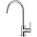 rubinetterie ab87133cr abc miscelatore lavello con canna girevole ad ombrello cromo