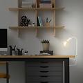 lampada con morsetto krampo retro flex bianco