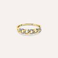 anello fantasia claire oro giallo cubic zirconia collezione claire misura 50 oro giallo
