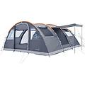 tenda da campeggio gotland 6 sleeper protect 6 persone 2xcabine letto nera