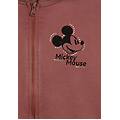 felpa da donna con cappuccio zip e grafica mickey mouse burlwood donna extra large
