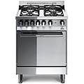 m65gv cucina 4 fuochi a gas valvolati ii serie forno 57 lt a gas ventilato