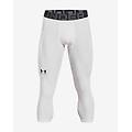 leggings 3/4 heatgear bianco m