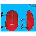 m330 silent mouse red
