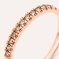 anello semi-eternity sophia oro rosa diamante collezione sophia misura 56 oro rosa