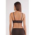 reggiseno brassiere laila in microfibra donna marrone taglia m