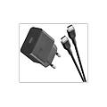 caricabatteria usb-c charger kit 15w da 15w nero