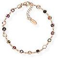 bracciale con charms pendenti donna argento 925 gioiello tennis brgorm3